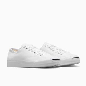Converse White Jack Purcell Canvas Sneakers Woman size 7